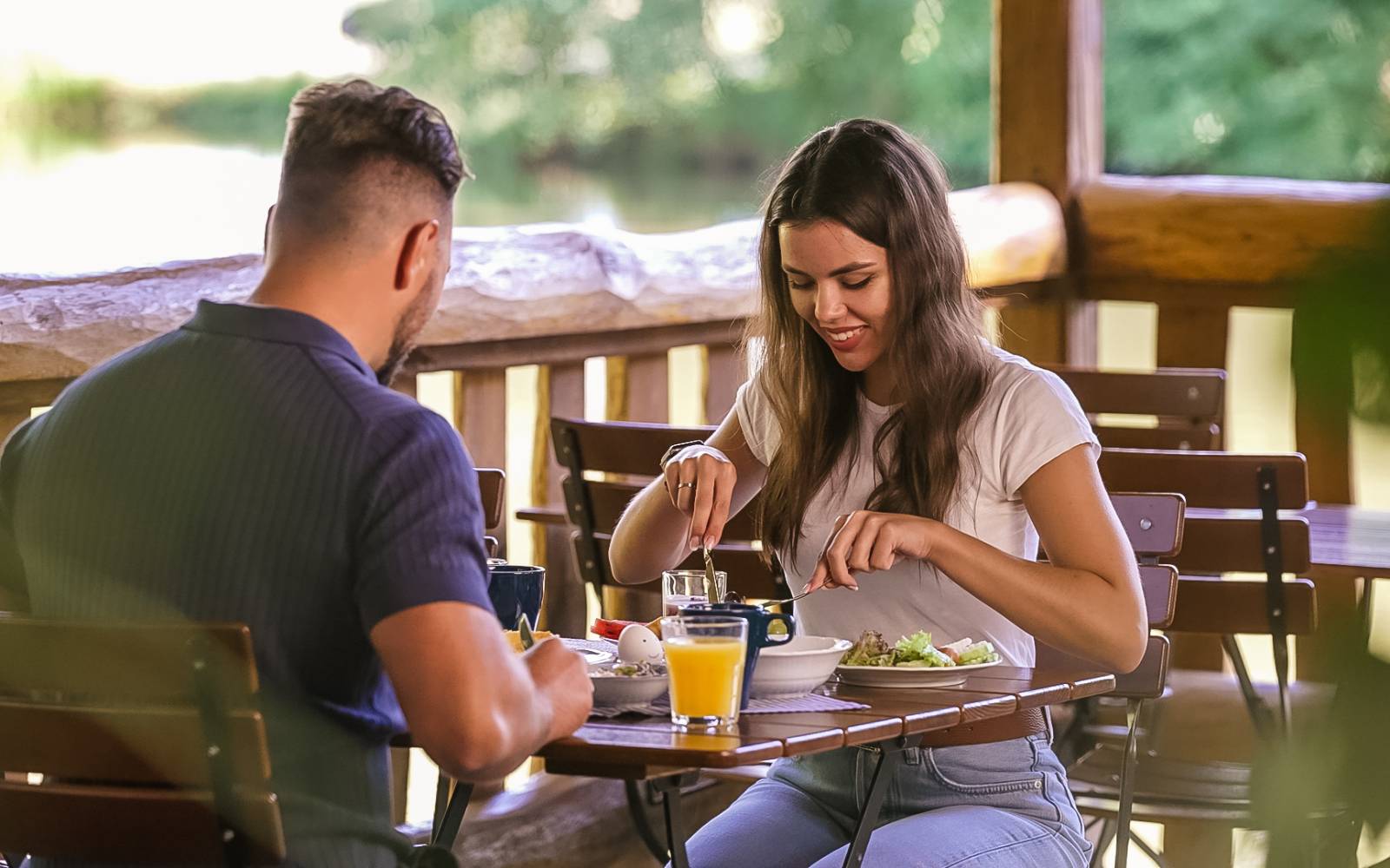 Hotel breakfasts and dinners