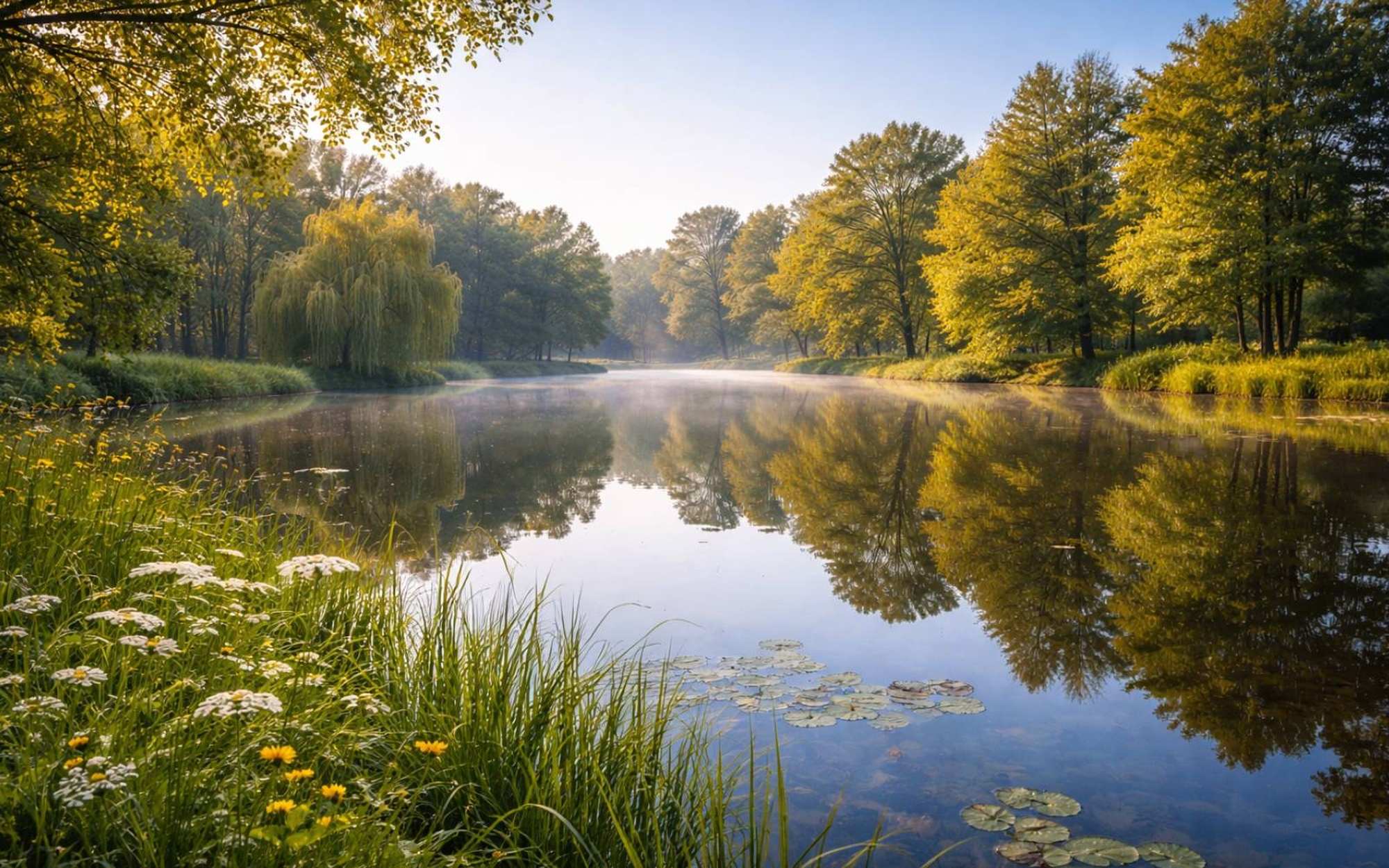 Ponds without tourists